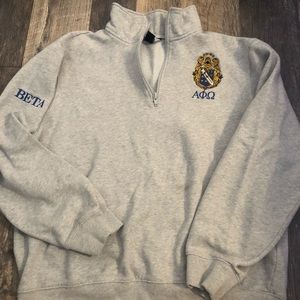 Alpha Phi Omega quarter zip